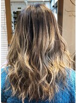 美容室 パドル(PADDLE) ハイライト×グラデーション #オーガニックカラー