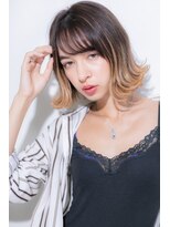 ジャストビューティサンク 上大岡(Just Beauty CiNQ)&nbsp;【just hair CINQ上大岡】バレイヤージュ 外国人風 外ハネボブ