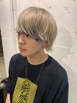 エル(EL by green)&nbsp;【MITSU】ホワイトブロンド×バングインナーカラー