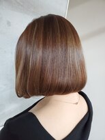 セットアップ 倉敷中庄店(SET-UP)&nbsp;透明感 上質 愛され ボブ×ハイライト×ミルクティーベージュ