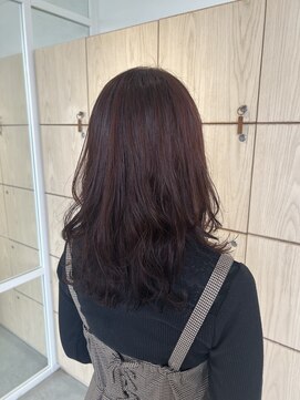 アドラーブル 長岡リップス旭岡店(adorable) 20代30代くすみピンクブラウンふんわりウルフロング