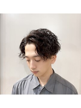 アッシュタカサキ(ash takasaki) 20代30代メンズツイストパーマ束感トラッドオシャレ感ショート
