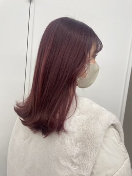 エイト 恵比寿店(EIGHT ebisu) チェリーレッド韓国ツヤカラーツヤオレンジ