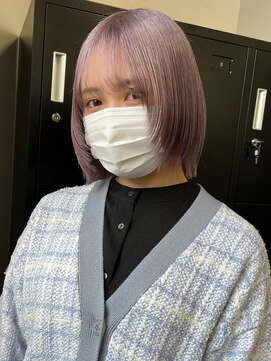 ベレーザシェルト(Beleza scelto) 3058ニュアンスカラー切りっぱなしボブミルクチョコレート