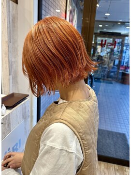 コワフュールトーリ フジグラン店(COIFFURE TORI) オレンジカラー