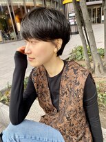 ハルキ ミナト ジャパン オオサカ(HARUKI MINATO japan OSAKA)&nbsp;40代50代小顔似合わせカットくびレイヤーエモージュ大人可愛い