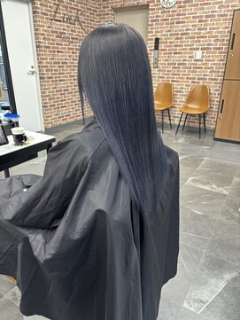 リンク(LinK) 毛先にかけて青味を強く