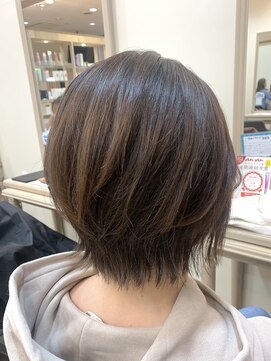 アルターリール(aL ter Rire) 切りっぱなしボブ/エアリーロング/美髪/ピンクブラウン/福原遼華