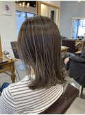 切りっぱなし　ミディアム
