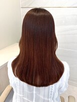 ミズチャーム(Ms.CHARM)&nbsp;ブラウンレッド/レイヤーロング