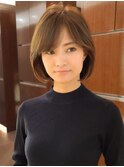 ショートボブ小顔カット大人ヘア髪質改善30代40代50代表参道青山