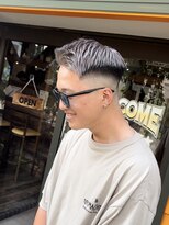 ラボーテイサミヘアーイースト(La.beaut'e ISAMI HAIR EAST) ダークアッシュカルマパーマベリーショート〈理容室〉東浦和