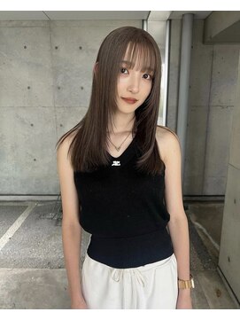 ローウェ 立川(Louwe) 立川/髪質改善/インナーカラー/ブリーチ/ショート._.