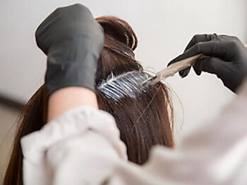 ノンノ 永山店(nonno)の写真/頭皮と髪に優しいオーガニックカラー剤を使用。ダメージも最小限に抑え髪のお悩みを解決へと導きます*