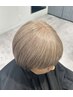 【ブリーチで白髪を活かしたい】カット+ダブルカラー+毛髪内部集中ケア
