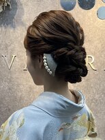 バサラ 池袋店(VASARA)&nbsp;ゆるふわシニヨン♪着物ヘア/浴衣ヘア/卒業式ヘア/成人式ヘア