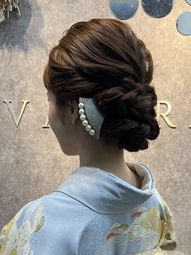 バサラ 池袋店(VASARA) ゆるふわシニヨン♪着物ヘア/浴衣ヘア/卒業式ヘア/成人式ヘア