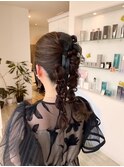 流行りのアレンジ☆ツインポニー