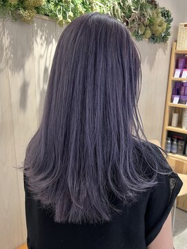 フリーラ 表参道(freera) ケアブリーチカラーパープルカラーラベンダーカラー紫カラー