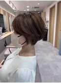 小顔ショートボブ