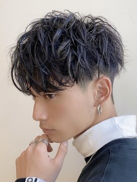 フィフス 大分(fifth) 大分ツーブロック刈り上げマッシュ緩めツイストスパイラルパーマ