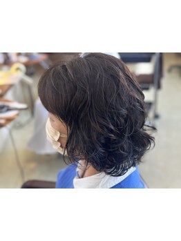 【郡山エリア/オゾンパーマ取扱い】仕上がりも柔らかく手触りが良いと好評♪カラーと同時施術も◎