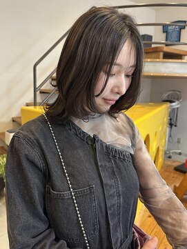 ソルト 舞鶴店(Salt) ミディアムレイヤー/レイヤー/ウルフカット/顔周りレイヤー