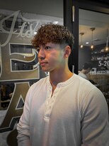 ザスーツブラザーズ 名古屋 金山店(THE SUITS BROTHERS) MEN'SHAIRウルフカルマパーマメンズショートイージーパーマ
