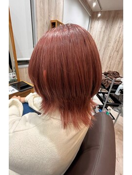 アグ ヘアー ナッツ 秦野店(Agu hair nuts) くすみピンク