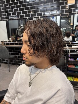 メンズ ラピス 横浜店(Men’sLapis) 【外国人風】茶髪×サーフカール