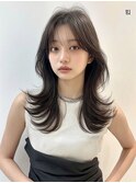 【Le’a】レイヤーカット グレージュカラー 髪質改善
