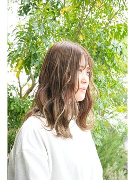 チェロ 中町(CHERO) ★美髪透明感カラー＃髪質改善＃グレージュ＃フェミニンロング