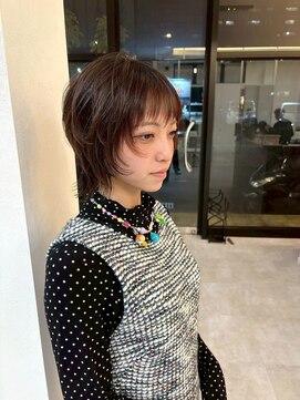 ジュベ 別府店(juve.) 別府ショートボブ顔周りレイヤーカット髪質改善カラー