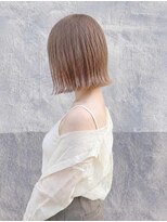 トクテ 吉祥寺(tokute)&nbsp;くびレイヤーエモージュ前髪モテベージュレイヤーミディ/吉祥寺