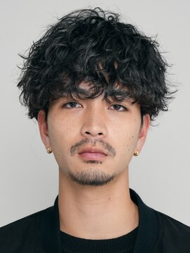 フィフス 大分(fifth) 大分シャドウパーマメンズカットラウンドマッシュツーブロック
