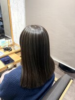 マーシュアトレ(marshu atre)&nbsp;*白髪ぼかしハイライト*オリーブブラウン*