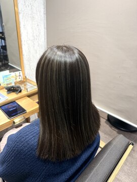 マーシュアトレ(marshu atre) *白髪ぼかしハイライト*オリーブブラウン*
