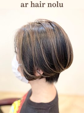 アールヘアノル(ar hair nolu) 白髪ぼかしハイライト 1