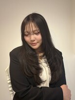 エミュ 中央駅店(eMu)&nbsp;透明感ブルーブラック×レイヤーカット