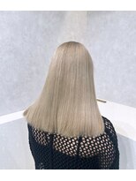 アッシュ 中野店(Ash)&nbsp;20代30代/レイヤー/くびれ/透明感/小顔/オリーブベージュ/美髪