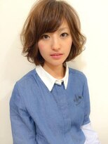 ナンプウ(Nanpu) Nanpu 誰でも大人可愛くなれちゃう☆ふんわりウェーブボブ◎20代