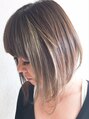 ヘアーリゾート ビッグアップ(hair resort Big up) ハイライトをいれて立体感を。インナーカラーも人気