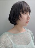 ミニボブ×顔まわりのレイヤーでこなれヘア【表参道/ミネコラ】