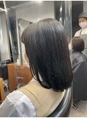 U24歳大人気黒髪ワンレンロングボブ！！！
