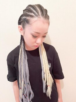 ブルーフェアリー(Blue Fairy)の写真/キッズダンス★ヘアメイク対応！衣装に合わせてヘアメイク♪事前にLINEで相談してデザインしていきます◎