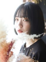 アンルポン(un.le.pont)&nbsp;☆un le pont style☆ダークカラー×シースルーバングミニボブ