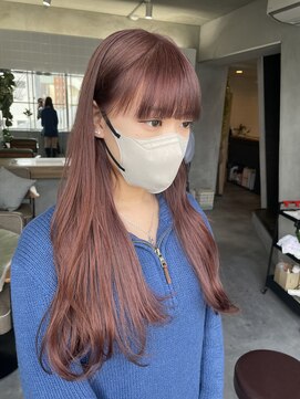 ティティ(TiTi) ブリーチカラー×ピンクミルクティーカラー[TiTi_栗林れい]