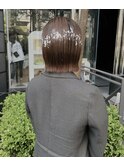 お呼ばれヘア