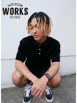 ワークス ヘアデザイン(WORKS HAIR DESIGN)&nbsp;メンズドレッドヘア　グラデーションカラー