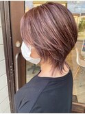 ★ハイライトで造るホワイトラベンダー★